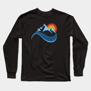 mountain waves Long Sleeve T-Shirt